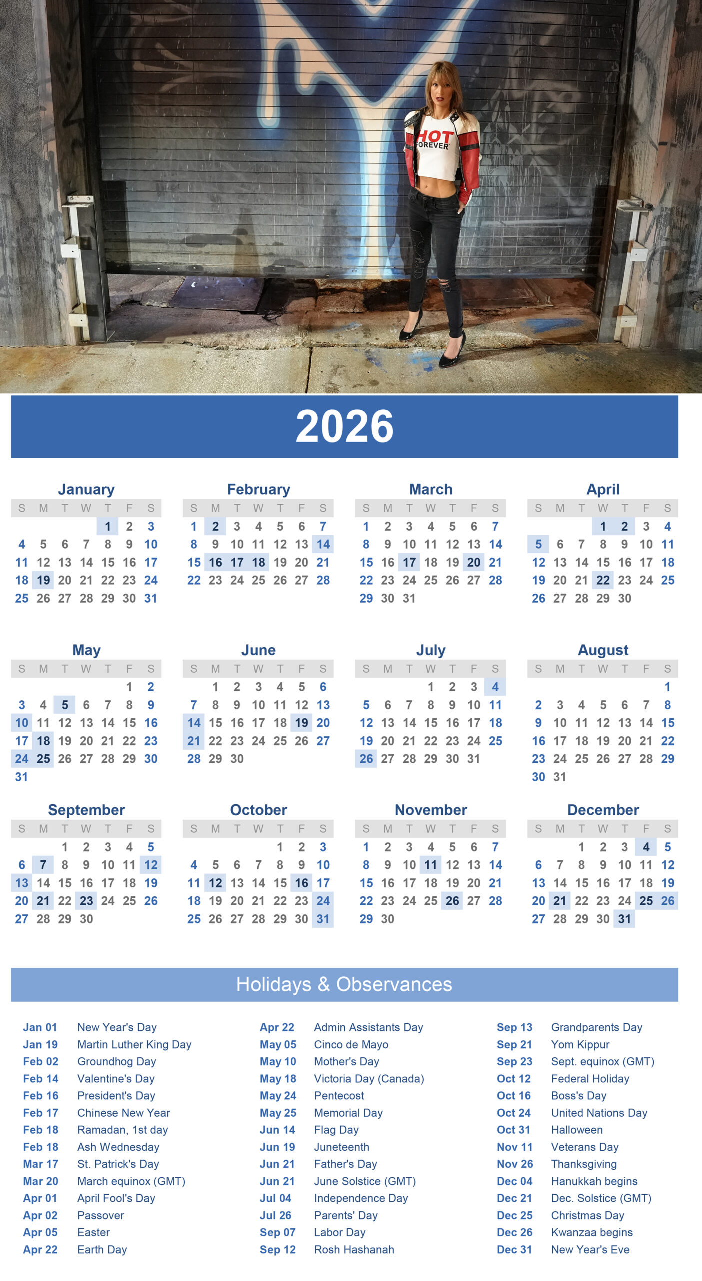2026 Calendar